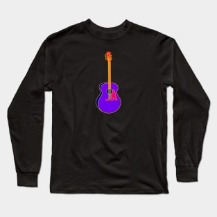 Neon Guitar Long Sleeve T-Shirt